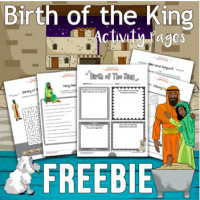 The Story of Jesus' Birth for Kids: Free Printables and Activities