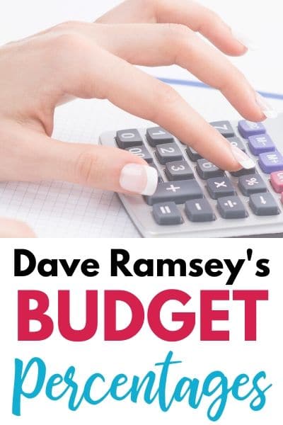 dave ramsey percentages