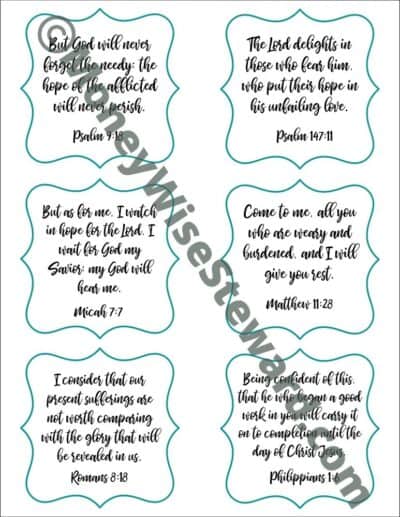 Huge List of Completely Free Bible Printables