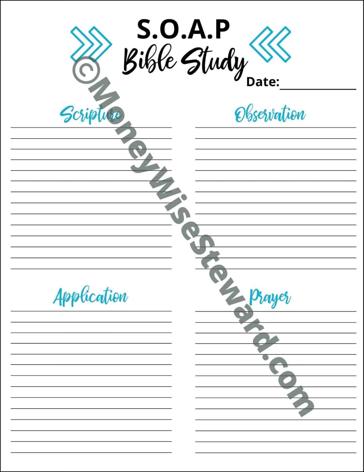 soap method bible study template